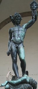 Cellini's Perseus: front view, big