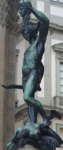 Cellini's Perseus: front left view, very big