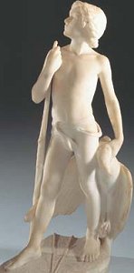 A Boy of Gaul by Jean Antoine Carlès - statuette A Boy of Gaul by Jean Antoine Carlès - statuette