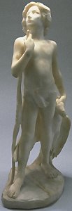 A Boy of Gaul by Jean Antoine Carlès - statuette A Boy of Gaul by Jean Antoine Carlès - statuette