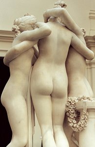 The Three Graces by Canova - another backs view