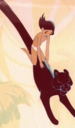 Mowgli with loincloth (Russian cartoon)