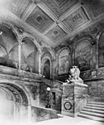 Photographer unknown, Grand Staircase, Boston Public Library