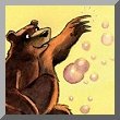 Pyrne and the bear - bubbly!